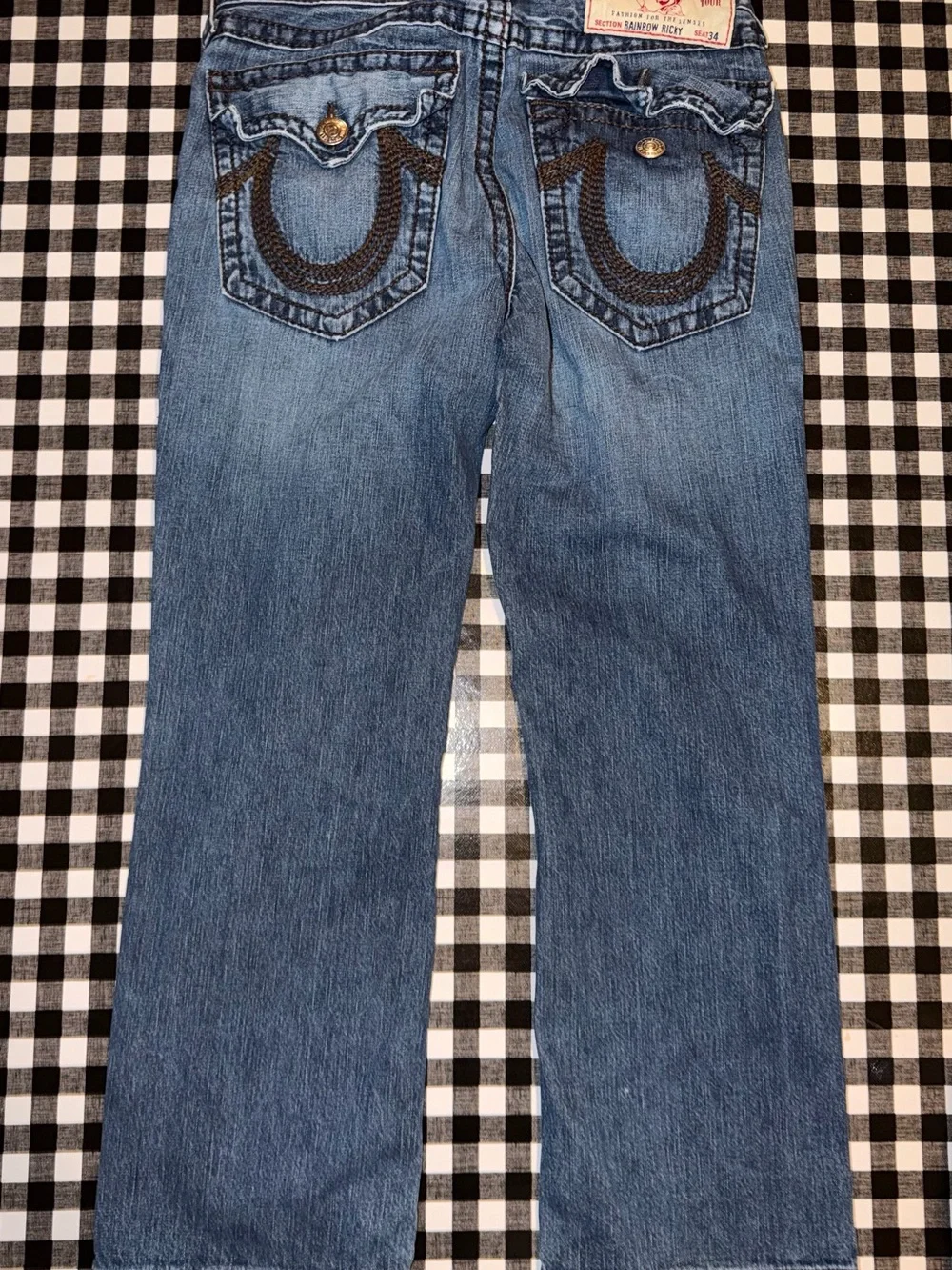 True Religion Classic Straight-Leg Blue jeans